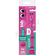 3 Adet Banat Set Kids Yumuşak Diş Fırçası + 50 ml Macun