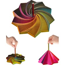 MİNGODAN Duyusal Oyuncak Spiral – Stres Giderici Fidget Viral - Spiral Illüzyon, Dikkat Geliştirici Anti Fidget Büyük Boy