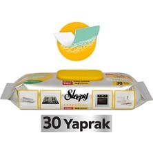 10 Adet Sleepy Yüzey Temizleyici Yağ Çözücü Havlu 30'lu 1 Adet