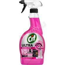 2 Adet Cif Anında Etki Kir ve Yağ Sökücü Sprey Sakura 1025 ml