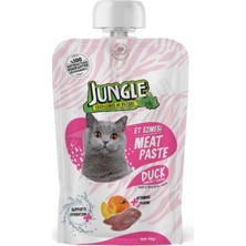 3 Adet Jungle Kedi Et Ezmesi Taze Ördekli Bal Kabaklı 90 gr