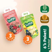 Humm Organik Glutensiz Vegan Mini Küpler Atıştırmalık Paketi - 6 Adet (2 Çeşit)
