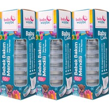 Baby Waybe 4 Adet 3'lü Bebek Bakım & Temizlik & Hijyen Mendili 30 x 4,5 ml Seyahat Boy