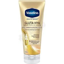 2 Adet Vaseline Gluta Hya Serum Etkili Uv Losyon Leke Karşıtı ve Aydınlatıcı 200 ml