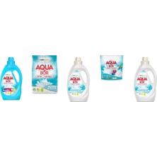 Eti Maden Aquabor Doğal Mineralli Sıvı Renkliler + 4 kg Beyaz + Sıvı Beyaz  + Tablet + Sıvı Beyaz 5 Li Set