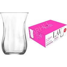 5 Adet Lav Çay Bardakları Optikli 12'li LV-30020 Opth