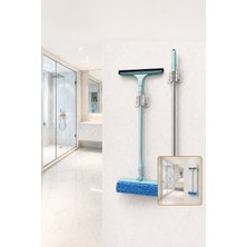 MAİN SHOP 2 Adet Pratik Fırça Süpürge Paspas Mop Tutucu Askı Aparatı Yapışkanlı Sihirli Tutacak M-310