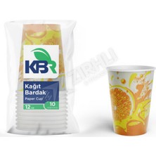 4 Adet Kbr 12 Oz Kağıt Bardak 10'lu