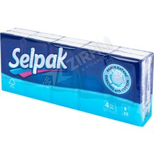 5 Adet Selpak Mendil Sade 10 Lu