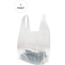 MiraLive Şeffaf Atlet Poşet Büyük Boy 30X56 cm 1 Paket Takriben 150 Adet