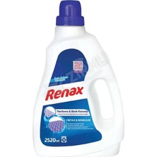 4 Adet Renax Sıvı Çamaşır Deterjanı Renkliler & Beyazlar 2520 ml