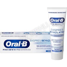 3 Adet Oral-B Pro Diş Macunu 3D White Ferahlık 75 ml
