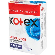 5 Adet Kotex Ultra Dörtlü Paket Gece 16 Lı