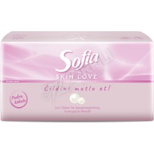 4 Adet Sofia Skin Love Pudra Mendil 100 Lü