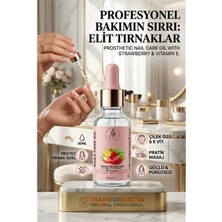 MiraLive Tırnak Bakım Yağı Çilekli Güçlendirici E Vitamini Serum 30ML 723072