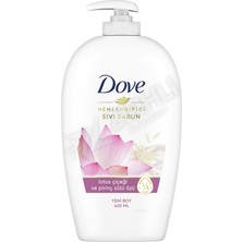 4 Adet Dove Sıvı Sabun Lotus ve Pirinç  450 ml