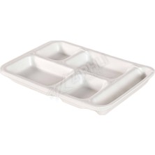 3 Adet Deva 5 Bölmeli Köpük Tabak 100 Lü