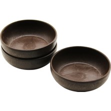 MiraLive 3pcs  Naturel Plastik Çerezlik  Çap: 10CM - Derinlik: 3cm (4887)