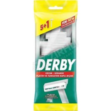 5 Adet Derby Tek Bıçak 5 + 1 Poşet