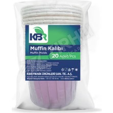 3 Adet Kbr Muffin Kalıbı 20'li