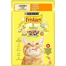 3 Adet Friskies Tavuk Etli Yaş Kedi Maması 85 gr