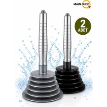 MAİN SHOP 2 Adet Küçük Körüklü Küvet,Mutfak ve Banyo Vantuz Pompa Tıkanık Lavabo Açıcı Manuel El Vantuzu M-102