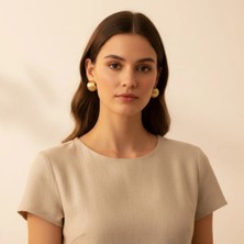 Xupıng Jewelry Tırtıklı Sepet Küpe