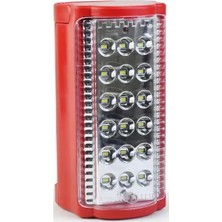 Byanes 2606 24 LED Powerbank Işıldak, Kırmızı, 80 Saat Işık Süresi