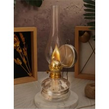 Byanes Nostaljik Gaz Lambası, Vintage Dekoratif Aydınlatma 33X14CM