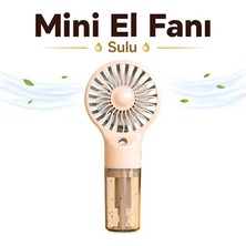 Byanes Mini Sulu Spreyli 3 Kademeli Type-C Taşınabilir El Vantilatörü