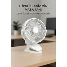 Byanes Taşınabilir Mini Vantilatör, Sessiz ve Çok Kademeli Masa Fanı