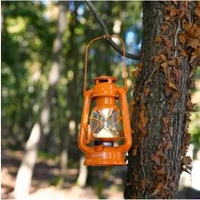 Byanes Sarı Renkli Retro LED Kamp Feneri, Hafif ve Dayanıklı Outdoor Aydınlatma