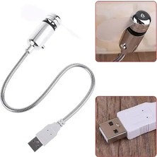 Byanes Mini Işıklı USB Vantilatör, Taşınabilir Soğutucu Fan SL-UF02