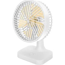 Byanes Taşınabilir Mini Fan, 3 Kademe Şarjlı Soğutucu Vantilatör