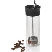 Byanes Çift Camlı Thermo-Glass French Press 300 Ml, Kahve ve Çay Severler Için Ideal