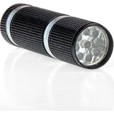 Byanes Mini 9 LED Alüminyum El Feneri, Kamp ve Balıkçılık Için Mükemmel Işık