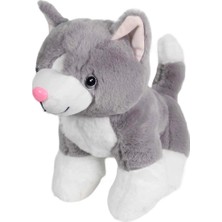 Urfakent Kedi Peluş Gri 36 cm