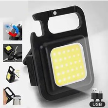 Byanes Mini Taşınabilir USB LED Işık, 3 Fonksiyonlu, Mıknatıslı, Şarj Edilebilir