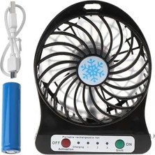 Byanes Taşınabilir Mini Fan, USB Şarjlı, Sessiz ve Soğutucu El Vantilatörü
