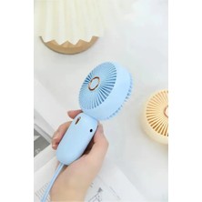 Byanes Renkli Mini Taşınabilir Şarjlı Güçlü El Fanı ve Vantilatör