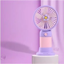 Byanes Mini Meyve Figürlü Taşınabilir USB Fan, Sessiz ve Şarjlı El Fanı