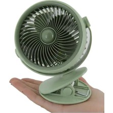Byanes Taşınabilir Mini USB Fan, Kıskaçlı, 3 Kademeli, Soğutucu, 14CM, YS2285