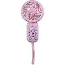 Byanes Mini Taşınabilir Şarjlı Kişisel Fan Güçlü Hava Akışı