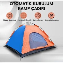 Byanes 6 Kişilik Otomatik Kurulum Kamp Çadırı, Su Geçirmez, 220X250X165