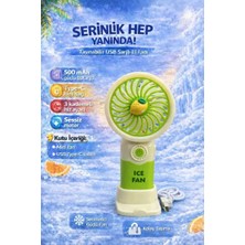 Byanes Mini Taşınabilir Sessiz El Fanı, 3 Hız Ayarlı, Soğutucu ve Hafif Pervane