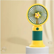 Byanes Mini Meyve Figürlü USB Fan, Taşınabilir ve Sessiz Masaüstü Vantilatör
