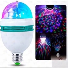 Byanes Renkli LED Disko Topu, Eğlenceli ve Parlak Aydınlatma Aksesuarı