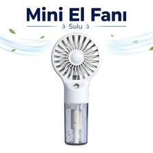 Byanes Mini Sulu Spreyli, 3 Kademe Ayarlı, Taşınabilir Elektrikli Serinletici