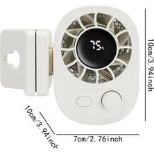 Byanes Yüksek Hızlı Mini Klip Fan, Taşınabilir ve Şık Soğutucu Aksesuar