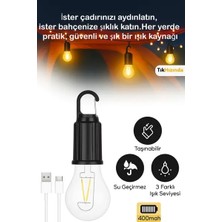 Byanes Taşınabilir Kablosuz Yuvarlak LED Lamba, Hafif ve Şık Işık Kaynağı